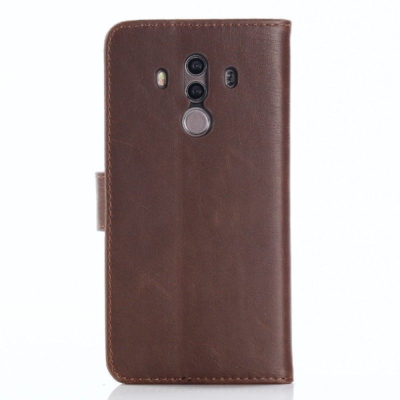 Peněženková Pouzdra Huawei Mate 10 Pro Retro Umělá Kůže