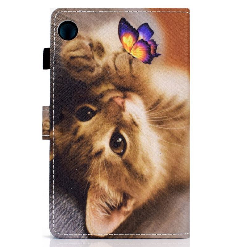 Peněženková Pouzdra Huawei Matepad T 8 Moje Kotě A Motýl