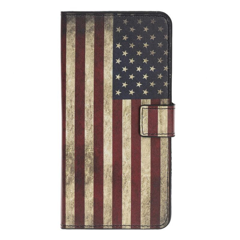 Peněženková Pouzdra Huawei P Smart S Vlajka Usa
