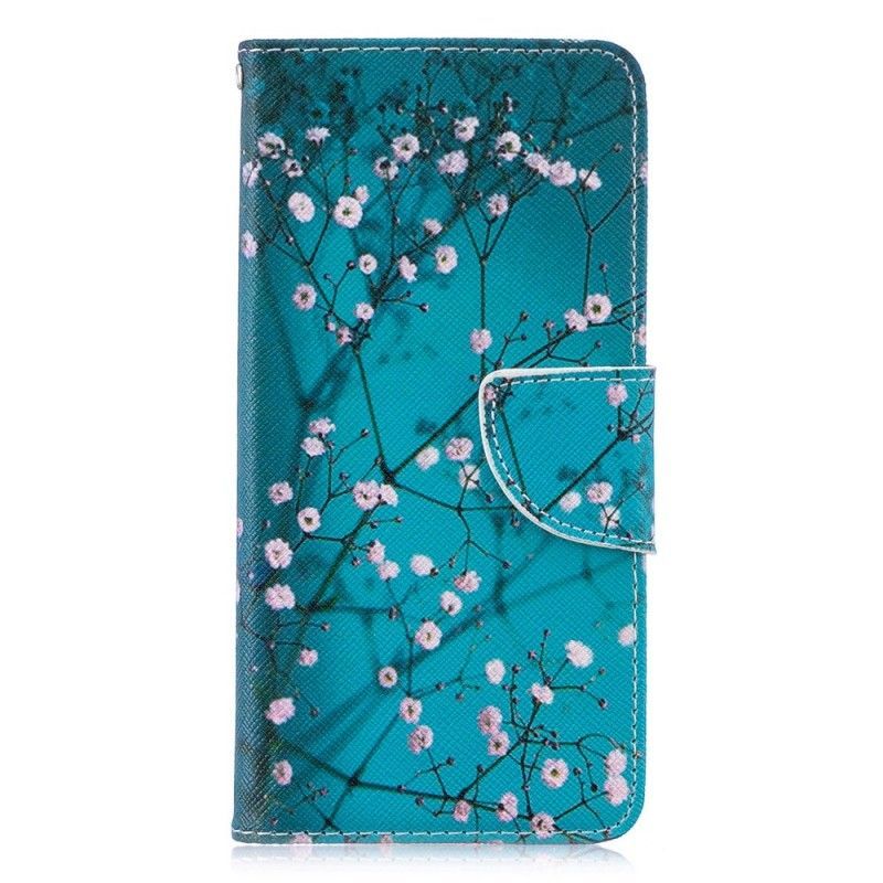 Peněženková Pouzdra Huawei P30 Kvetoucí Strom