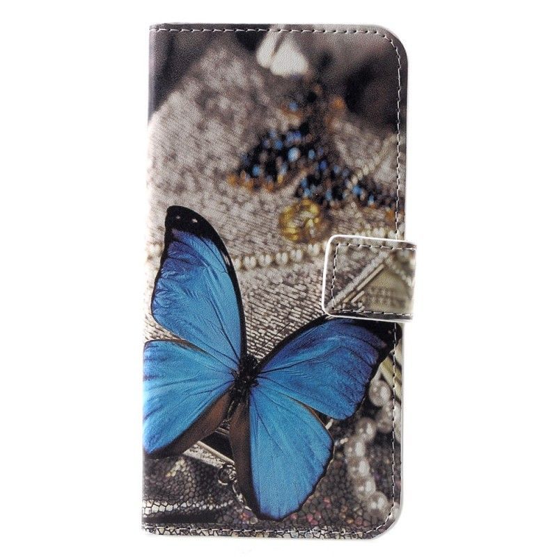 Peněženková Pouzdra Huawei P30 Motýli A Květiny