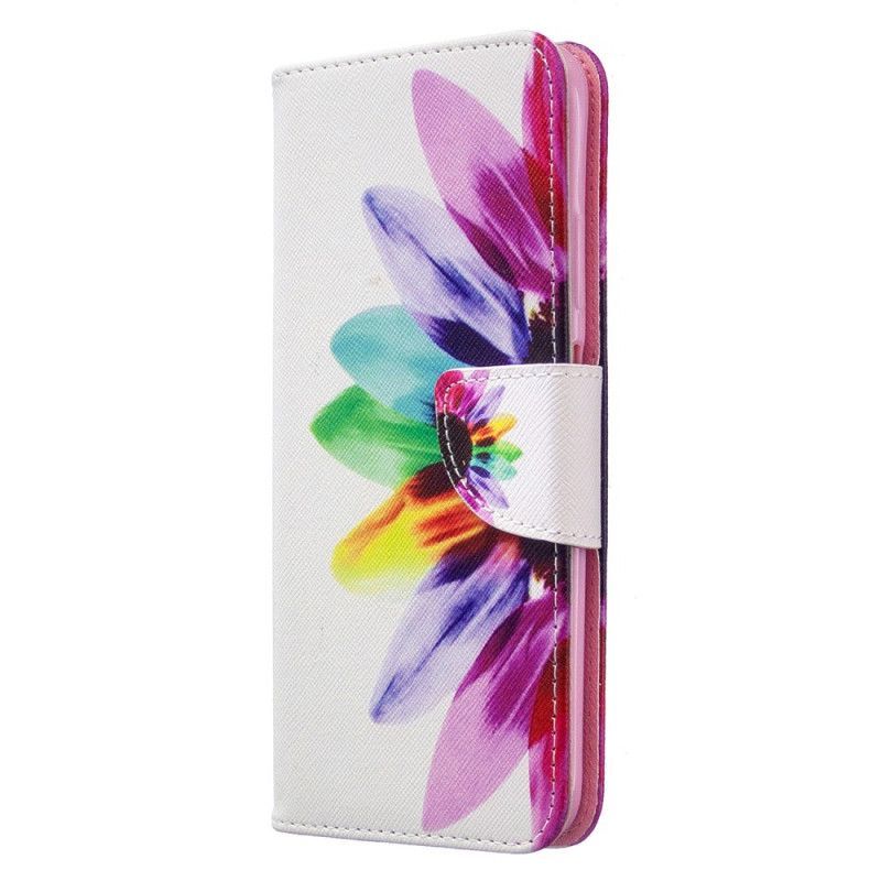 Peněženková Pouzdra Huawei P40 Lite Akvarelová Květina