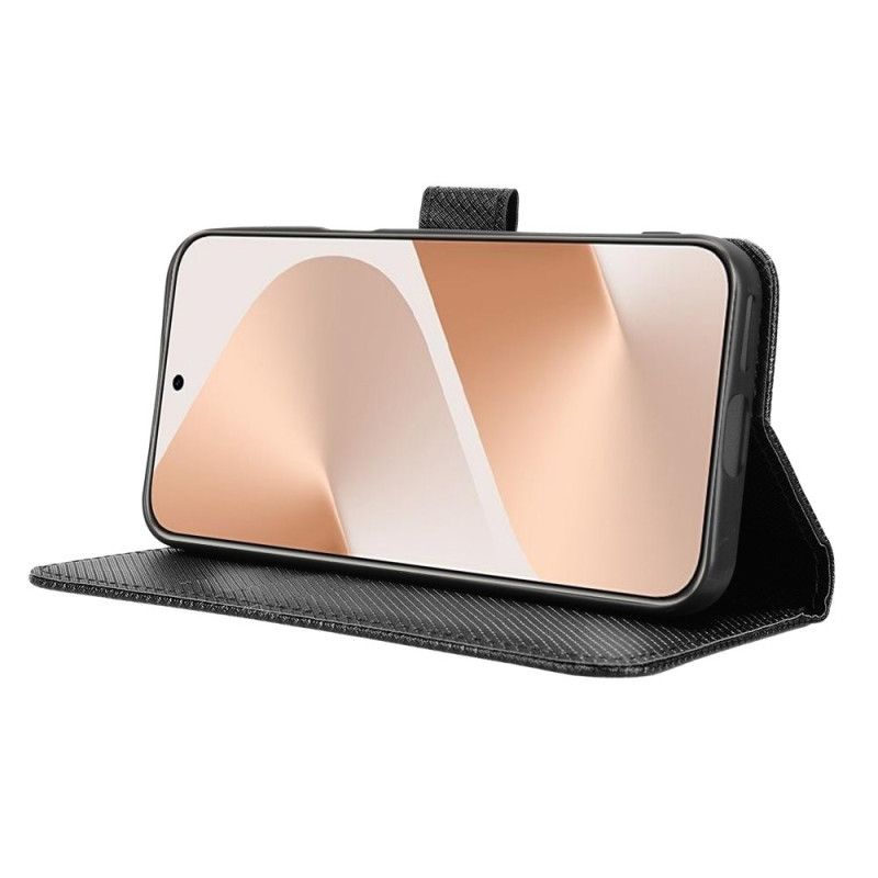 Peněženková Pouzdra Huawei Pura 80 Kryty Na Mobil Diamantová Textura