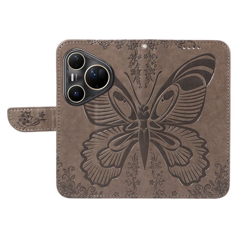 Peněženková Pouzdra Huawei Pura 80 Ultra Kryty Na Mobil Grafický Motýl