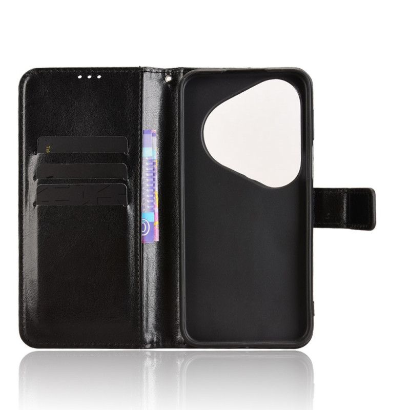 Peněženková Pouzdra Huawei Pura 80 Ultra Okázalá Umělá Kůže