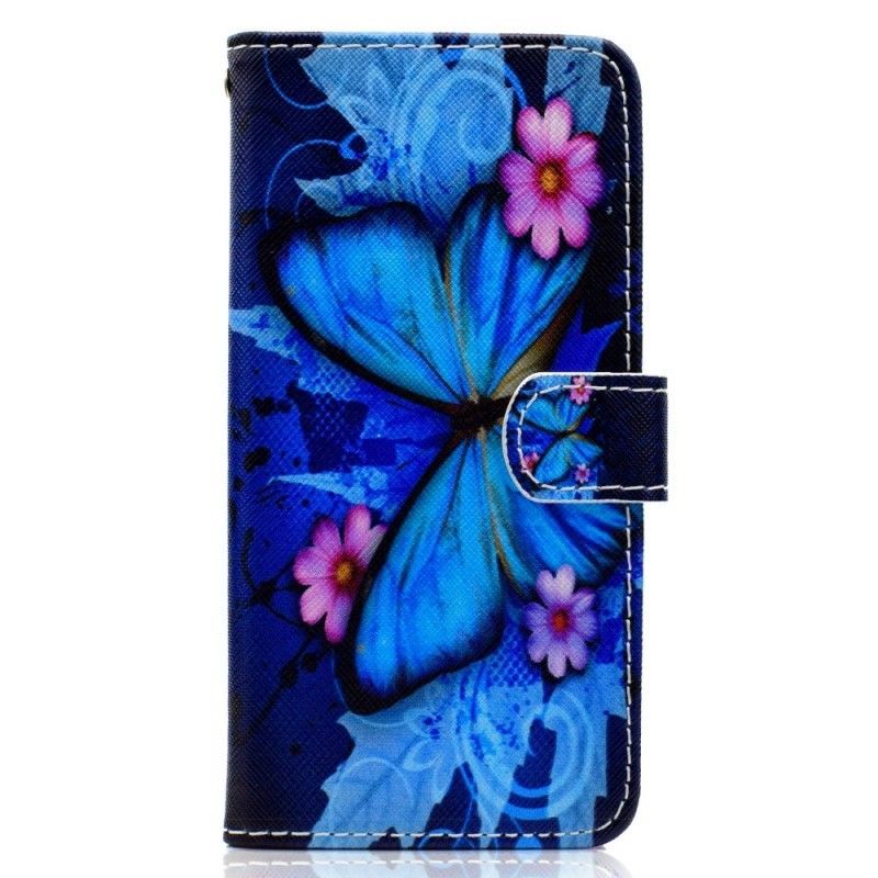 Peněženková Pouzdra Huawei Y5 2018 Tropický Motýl