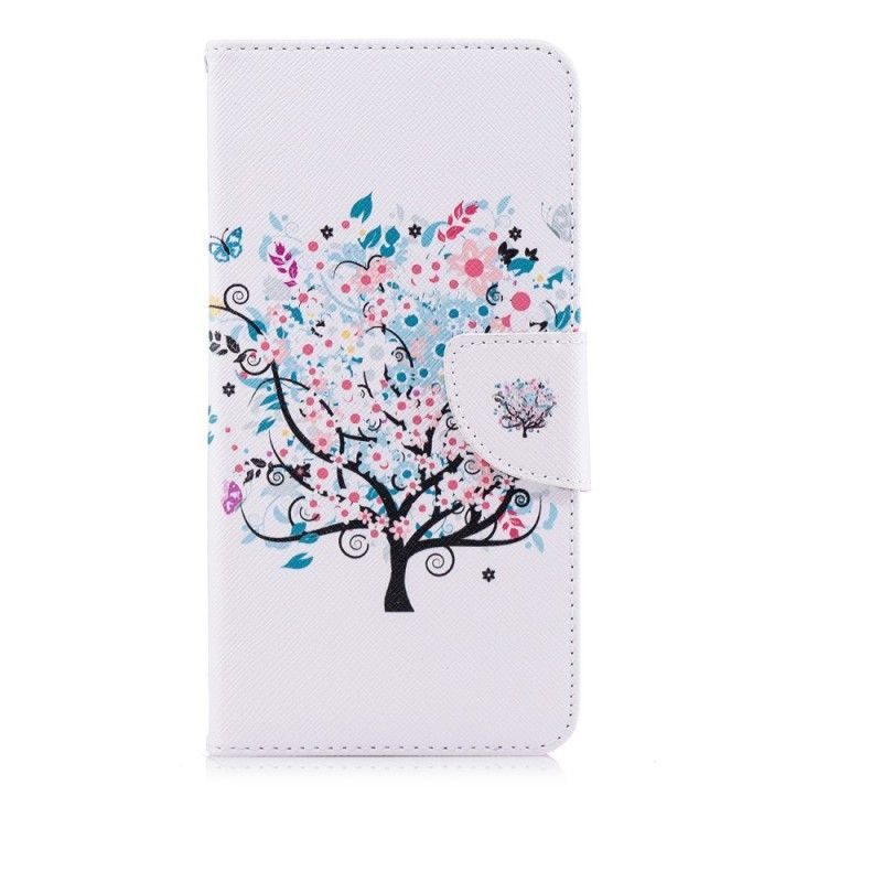 Peněženková Pouzdra Na Huawei P20 Pro Rozkvetlý Strom