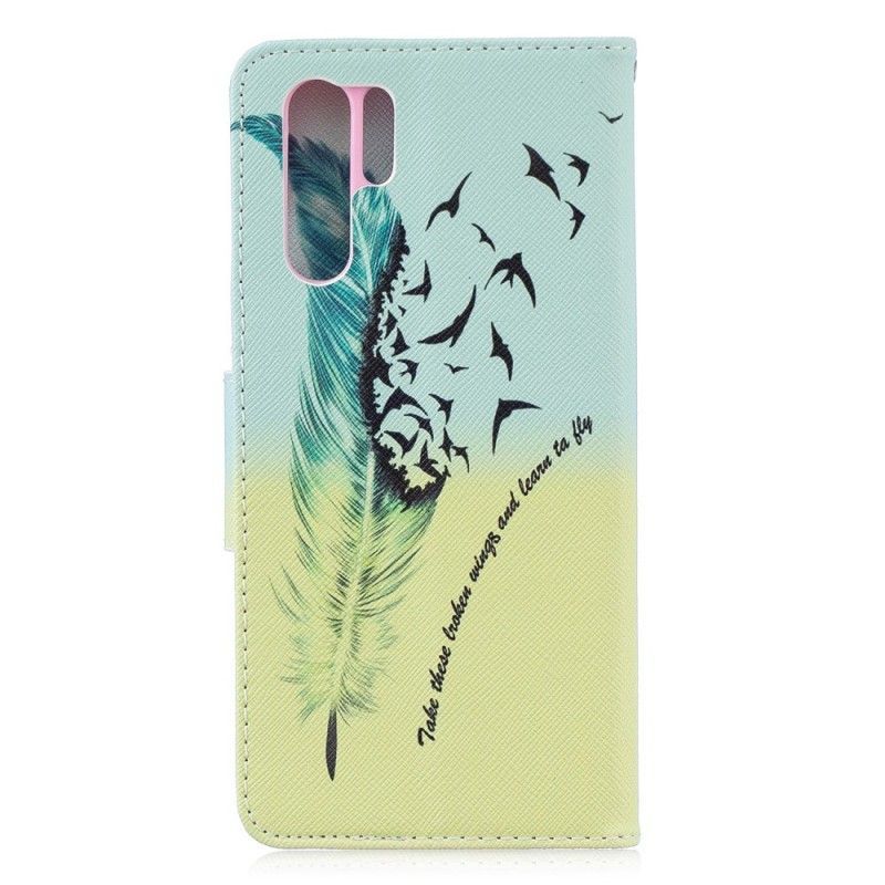 Peněženková Pouzdra Na Huawei P30 Pro Naučte Se Létat