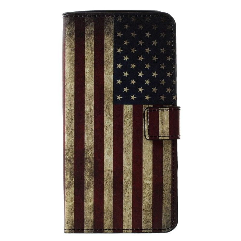 Peněženková Pouzdra Na Huawei P30 Pro Vlajka Usa