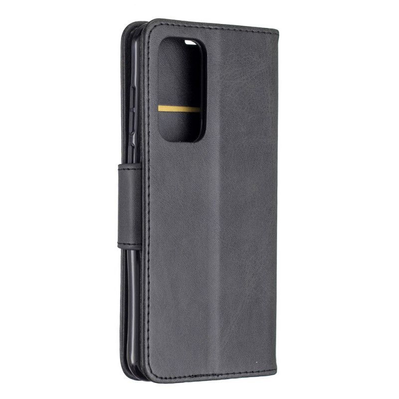 Peněženková Pouzdra Na Huawei P40 Hladká Šikmá Chlopeň