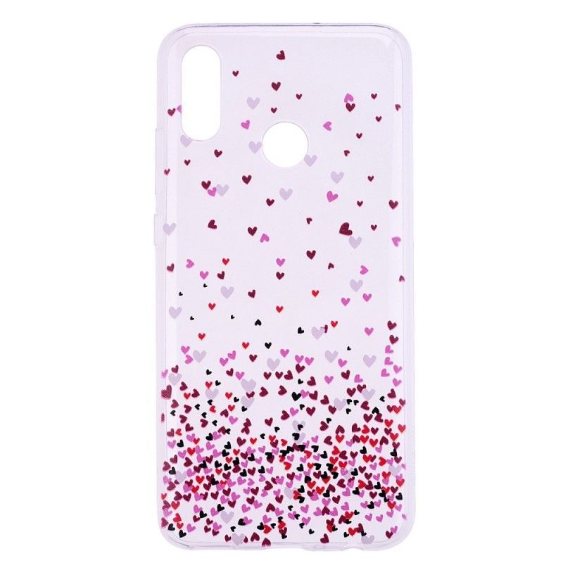 Pocta 10 Lite Case / Kryt Huawei P Smart 2019 Několik Červených Srdcí