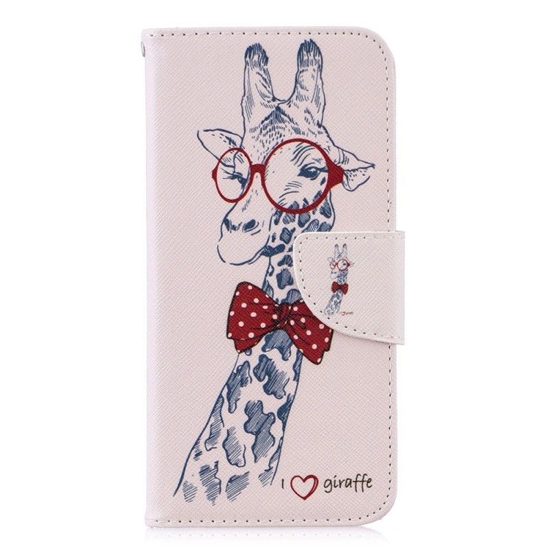 Pocta 10 Lite Cover Flipové Pouzdro Huawei P Smart 2019 Brainy Giraffe