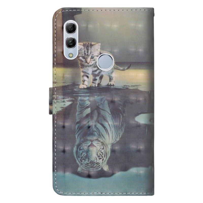 Pocta 10 Lite Cover / Flipové Pouzdro Na Huawei P Smart 2019 Ernest The Tygr