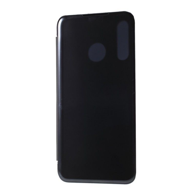 Pohledový Kryt Kryt Huawei P30 Lite Zrcadlo A Kožený Efekt
