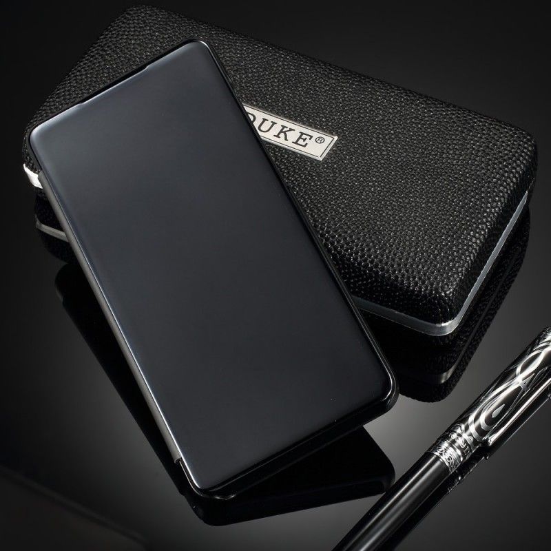Pohledový Kryt Kryt Huawei P30 Zrcadlo A Kožený Efekt