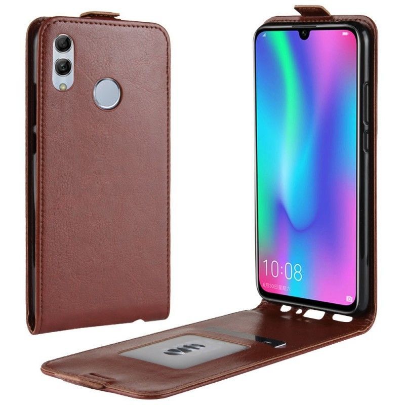 Potah Honor 10 Lite / Kožený Kryt Huawei P Smart 2019 Skládací Retro