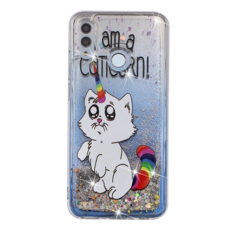 Pouzdro Honor 10 Lite / Kryt Huawei P Smart 2019 Caticorn Glitter