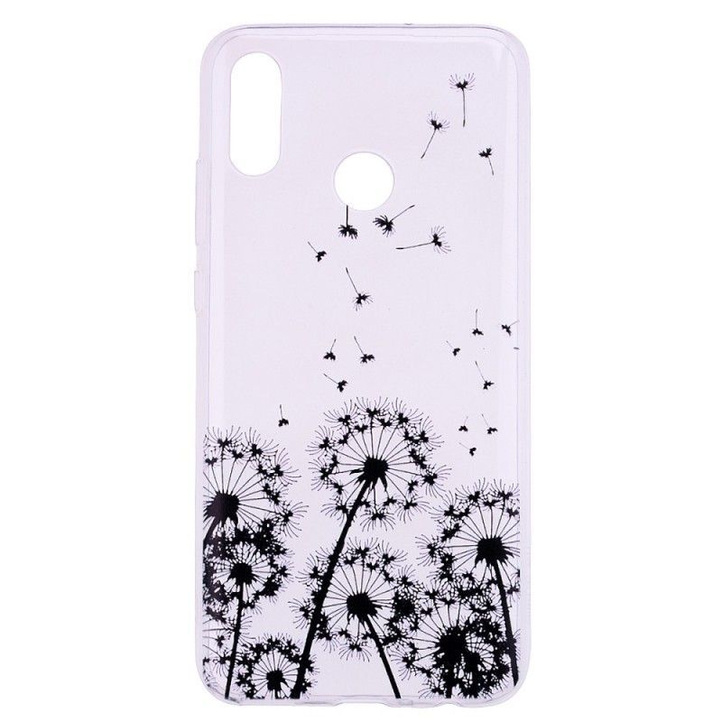 Pouzdro Honor 10 Lite / Kryt Huawei P Smart 2019 Černé Pampelišky