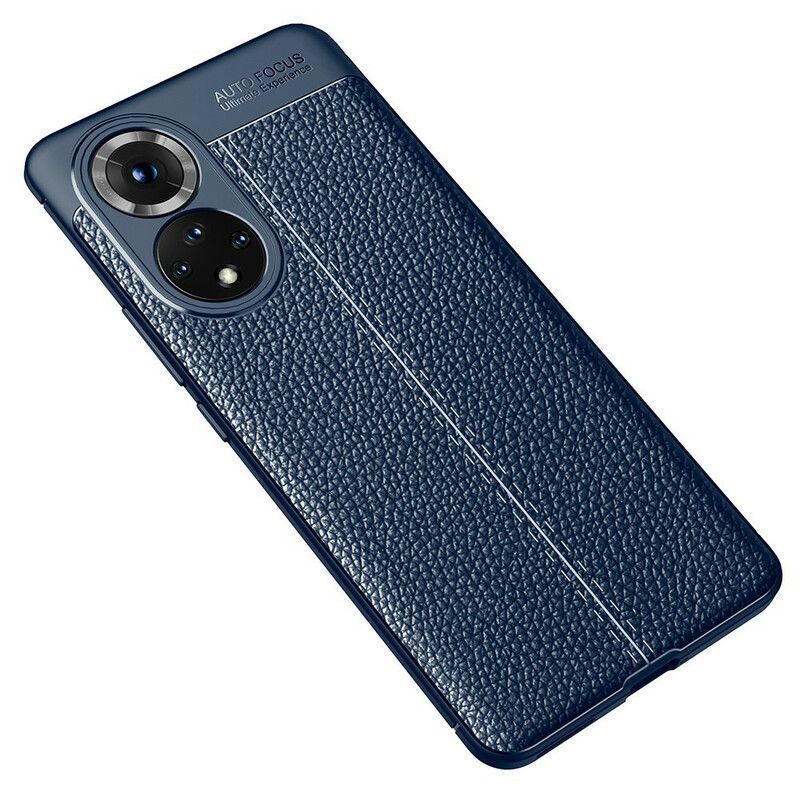 Pouzdro Honor 50 Pro / Huawei Nova 9 Pro Liči S Dvojitým Koženým Efektem