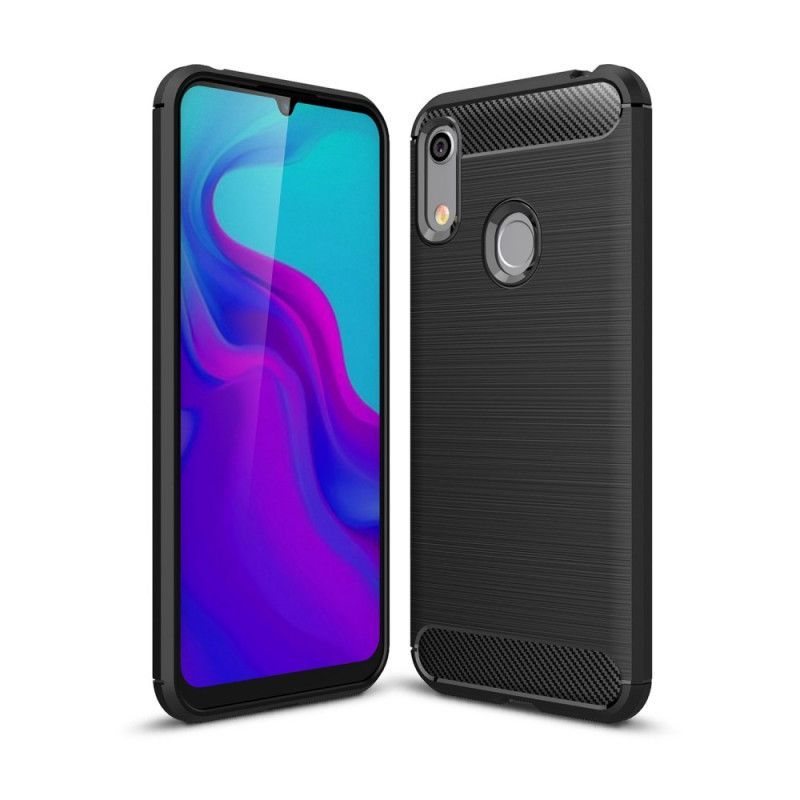 Pouzdro Honor 8a / Kartáčované Uhlíkové Vlákno Kryt Huawei Y6 2019