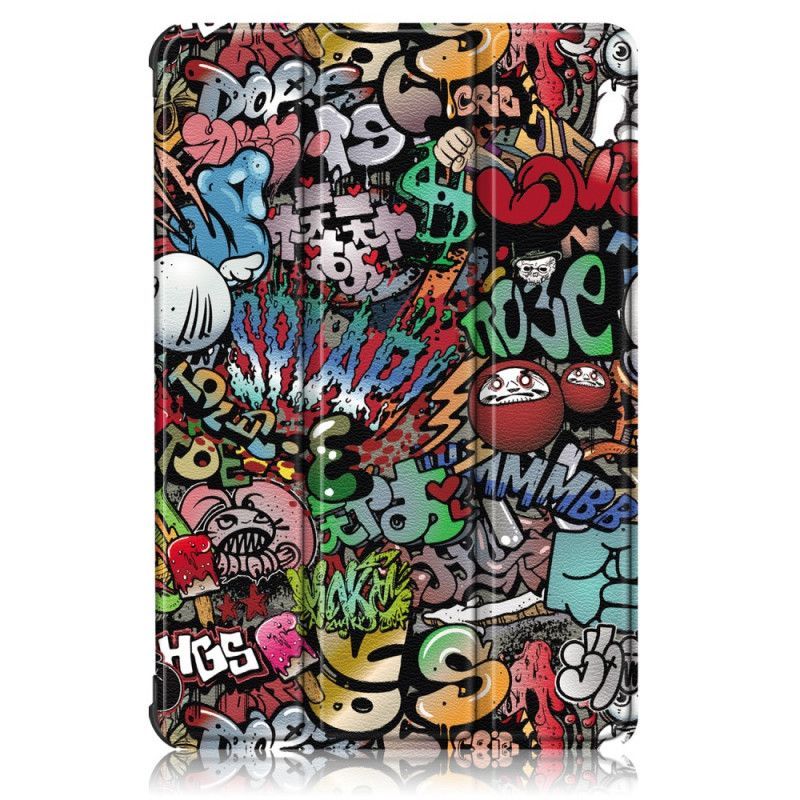 Vyztužené Graffiti Kryt Huawei Matepad T 10s Chytré Pouzdro