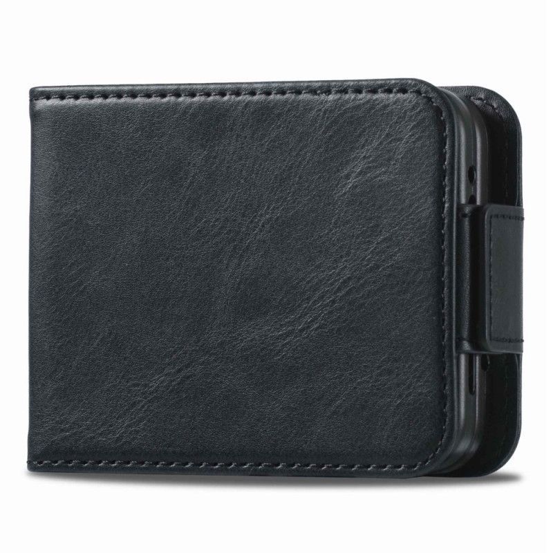 Kožené Pouzdro Folio Na Samsung Galaxy Z Flip 4 Flipové Pouzdro Držák Rfid Karty