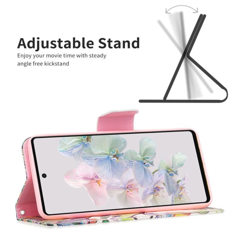 Kožené Pouzdro Na Google Pixel 7 Malovaný Strom