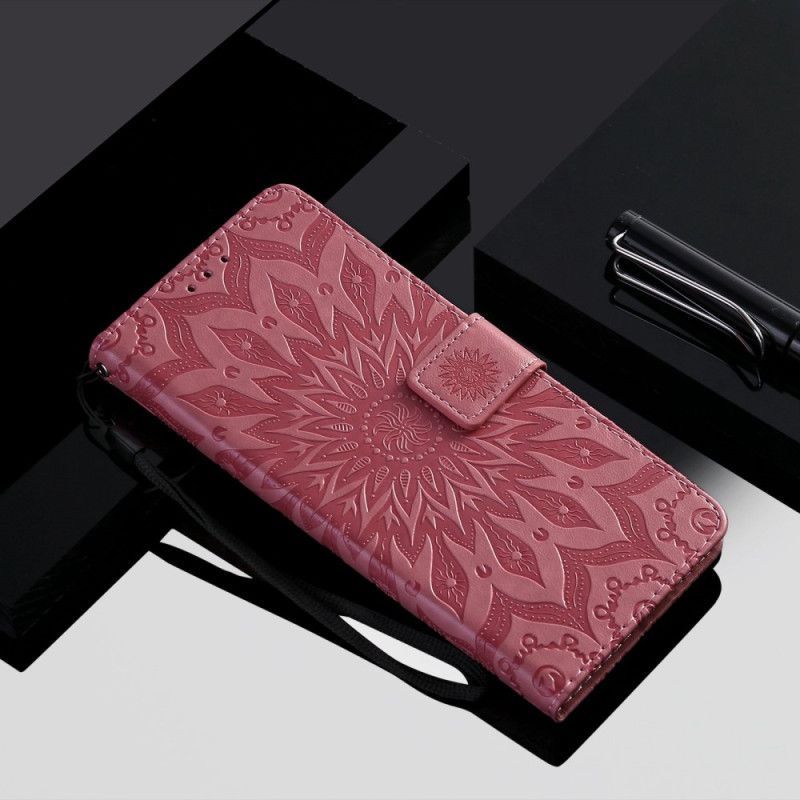 Kožené Pouzdro Na OnePlus Nord 2T 5G Na Lana Mandala S Držákem Karet