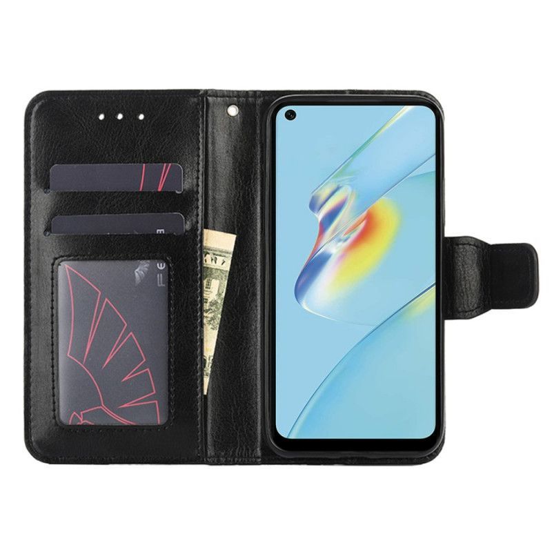 Kožené Pouzdro Na Realme 9i Americká Umělá Kůže V Retro Stylu