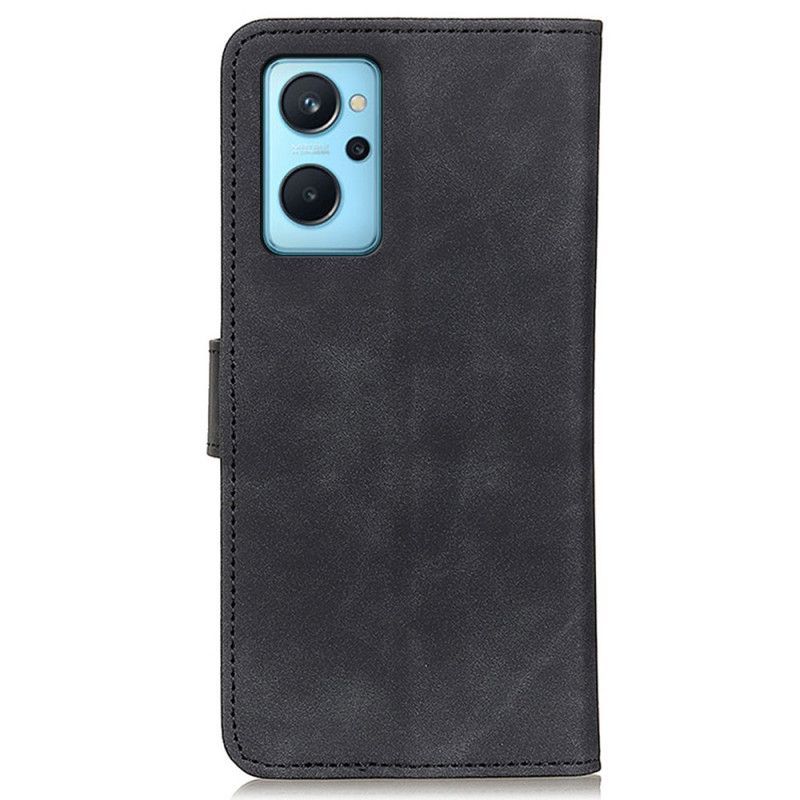 Kožené Pouzdro Na Realme 9i Khazneh Vintage Kožený Efekt