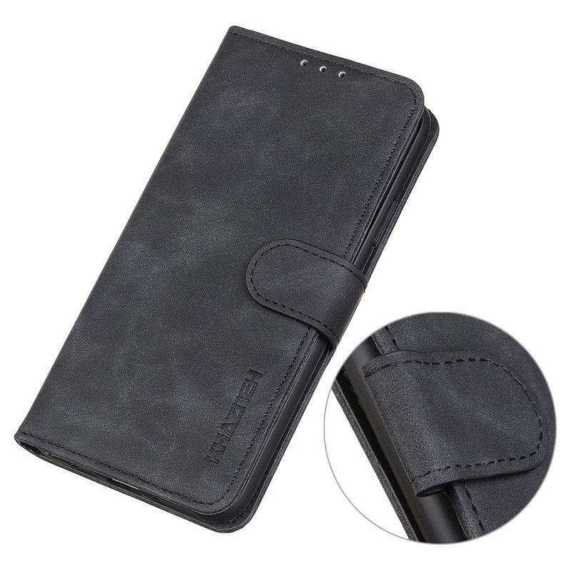 Kožené Pouzdro Na Realme 9i Khazneh Vintage Kožený Efekt
