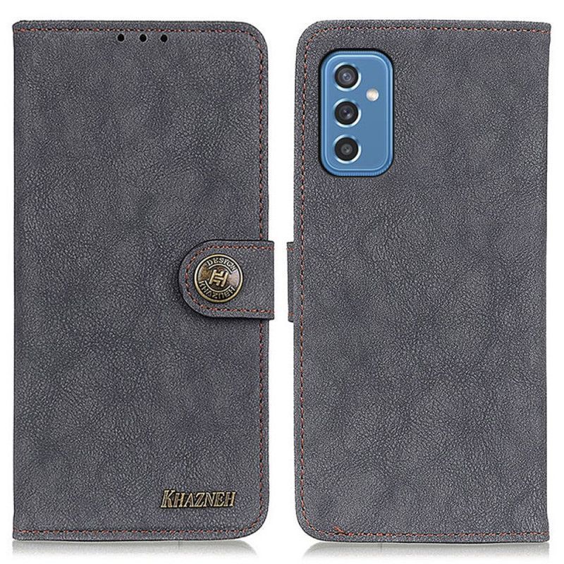 Kožené Pouzdro Na Samsung Galaxy M52 5G Khazneh Retro Štípaná Kůže