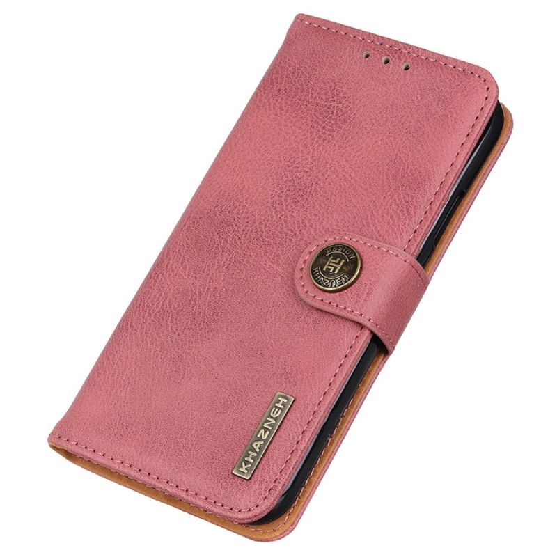 Kožené Pouzdro Na Xiaomi 12T / 12T Pro Imitace Kůže Khazneh