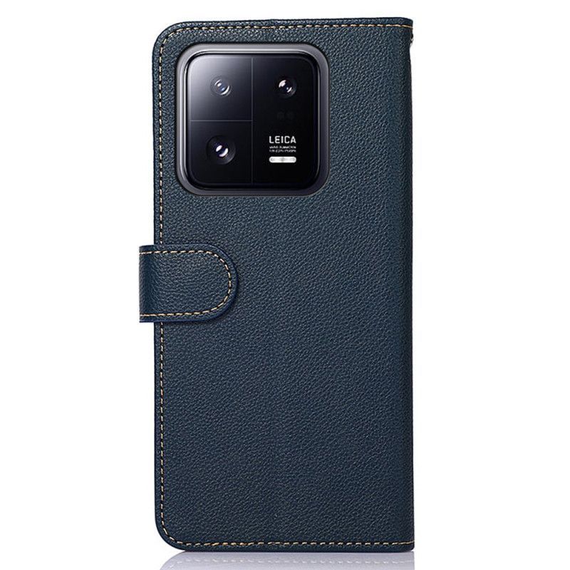 Kožené Pouzdro Na Xiaomi 13 Pro Rfid Khazneh Ve Stylu Liči