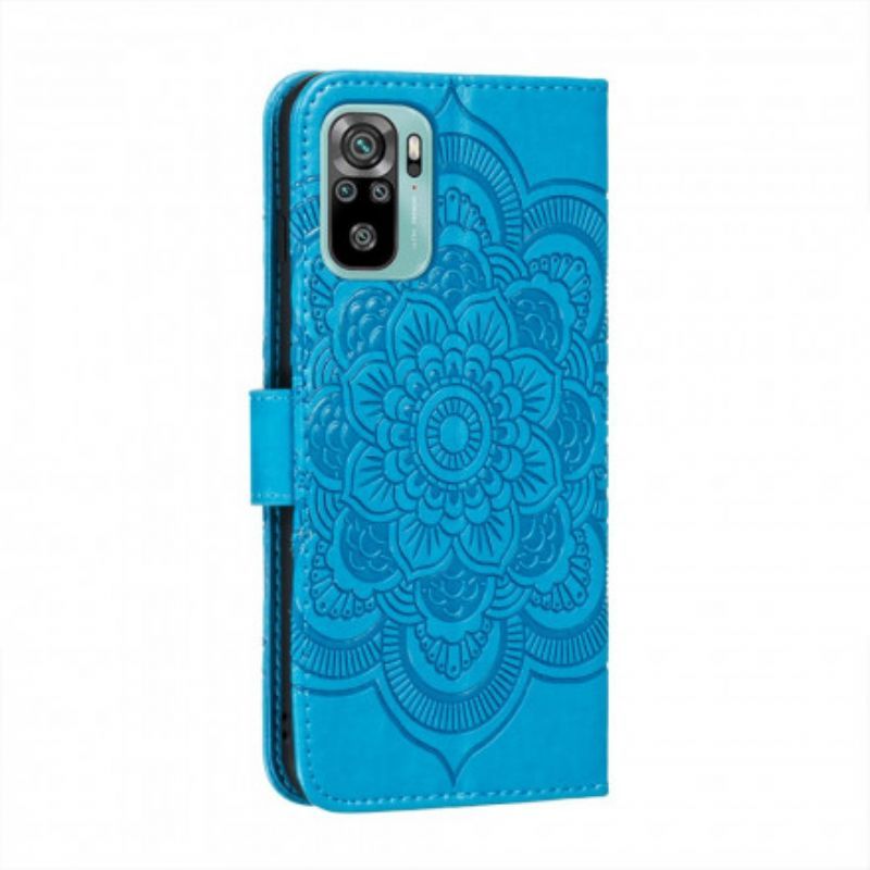 Kožené Pouzdro Na Xiaomi Redmi Note 10 / 10S Plná Mandala