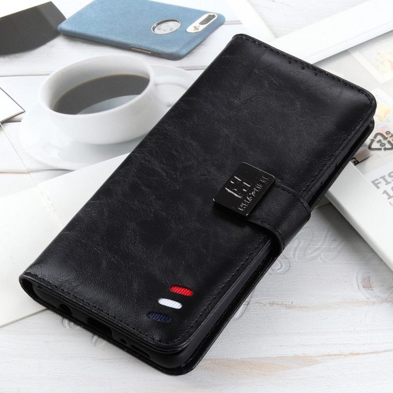 Kožené Pouzdro Na Xiaomi Redmi Note 11 / 11S Efekt Bizoní Kůže