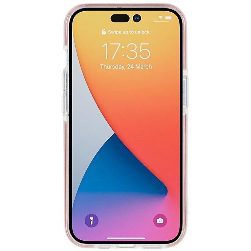 Kryt Na iPhone 14 Plus Korálky Silikonového Náramku
