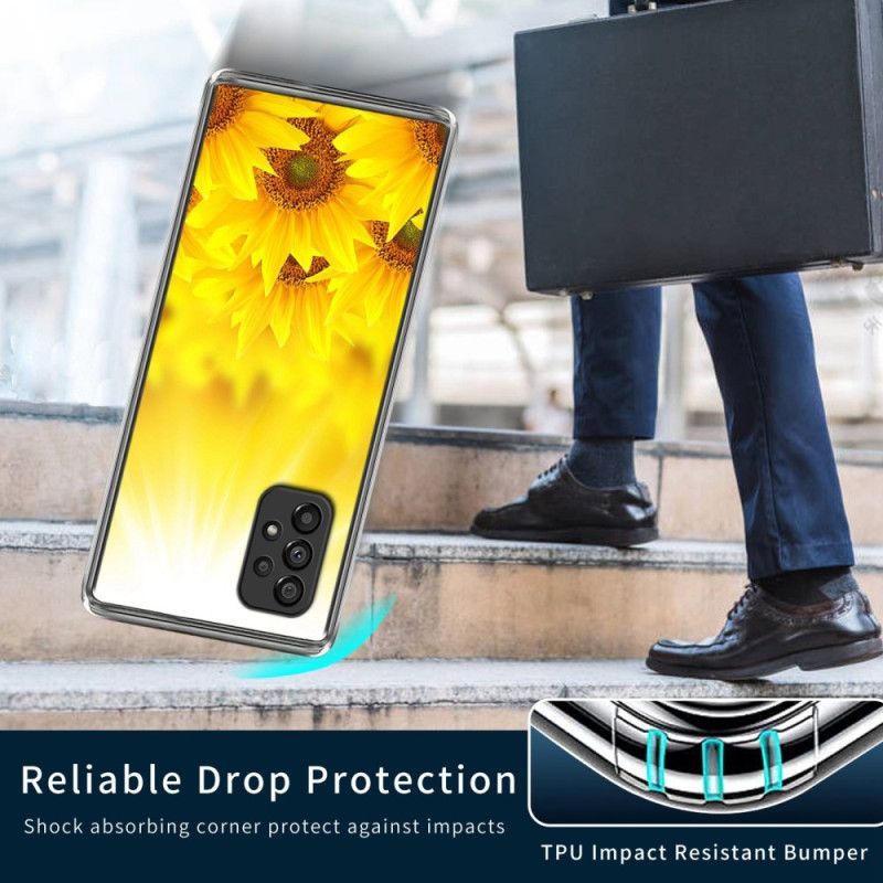 Kryt Na Samsung Galaxy A53 5G Květinová Variace