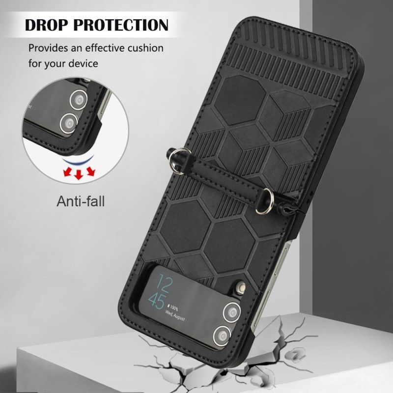 Kryt Na Samsung Galaxy Z Flip 4 Flipové Pouzdro Design Fotbalového Míče