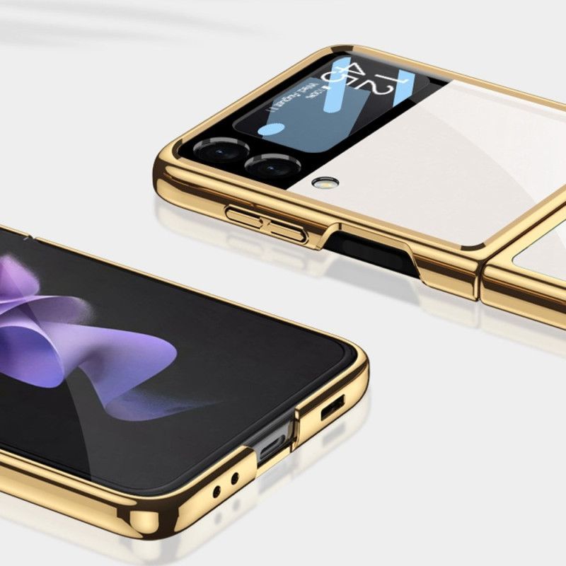 Kryt Na Samsung Galaxy Z Flip 4 Flipové Pouzdro Obyčejné Tvrzené Sklo Gkk