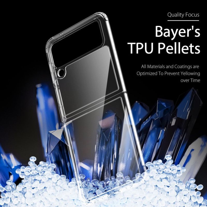 Kryt Na Samsung Galaxy Z Flip 4 Flipové Pouzdro Transparentní Dux Ducis