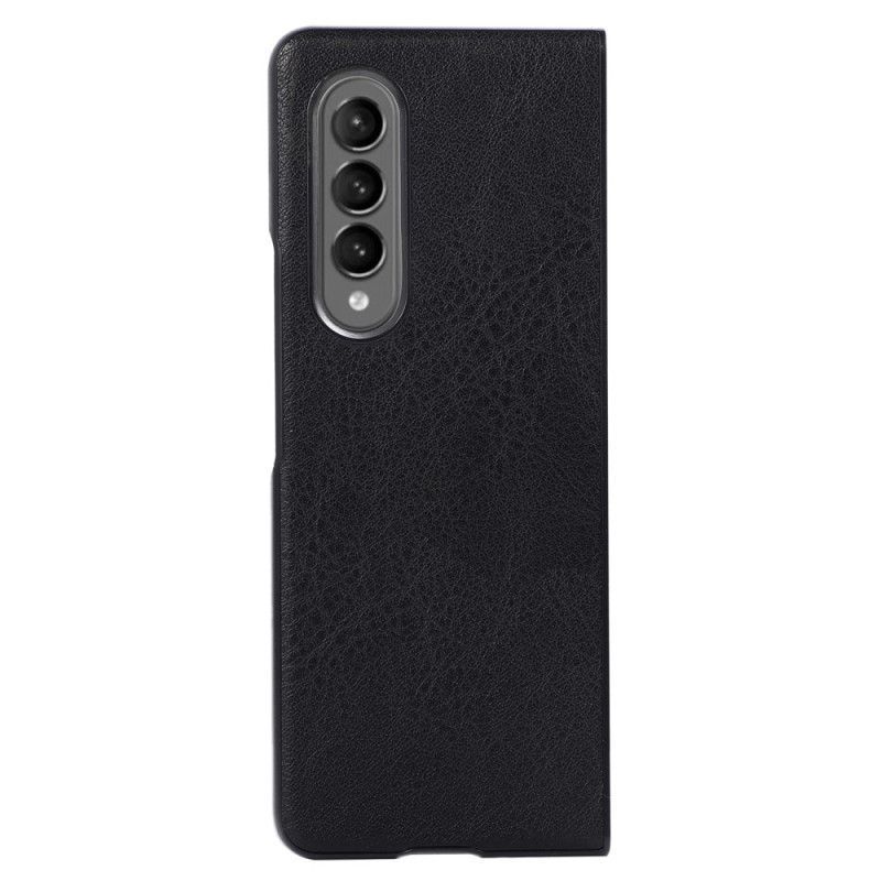 Kryt Na Samsung Galaxy Z Fold 4 Dvoubarevná Umělá Kůže S Texturou
