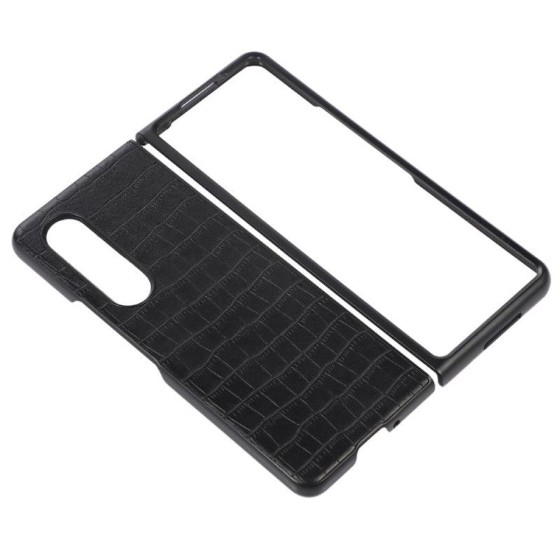 Kryt Na Samsung Galaxy Z Fold 4 Umělá Krokodýlí Kůže