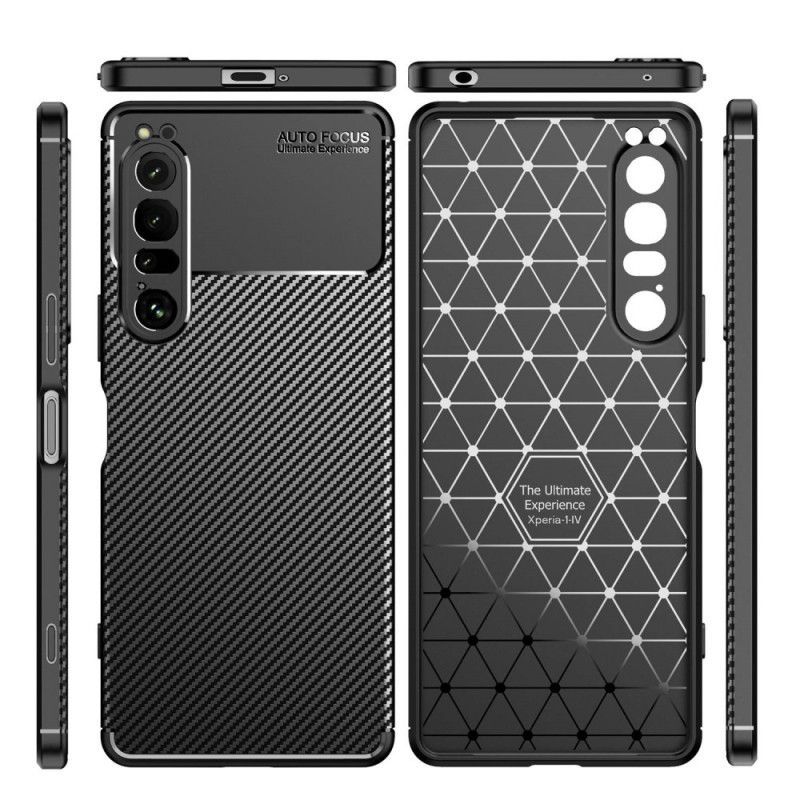 Kryt Na Sony Xperia 1 IV Uhlíkové Vlákno