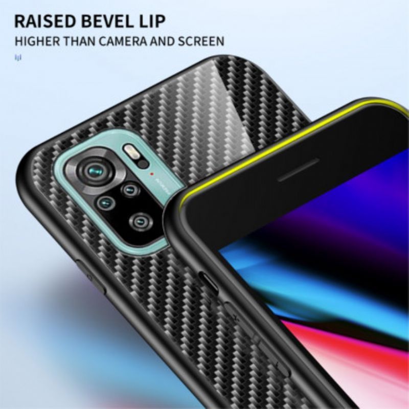 Kryt Na Xiaomi Redmi Note 10 / 10S Tvrzené Sklo Z Uhlíkových Vláken