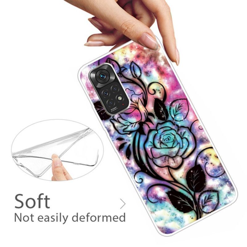 Kryt Na Xiaomi Redmi Note 11 / 11S Květinový Design