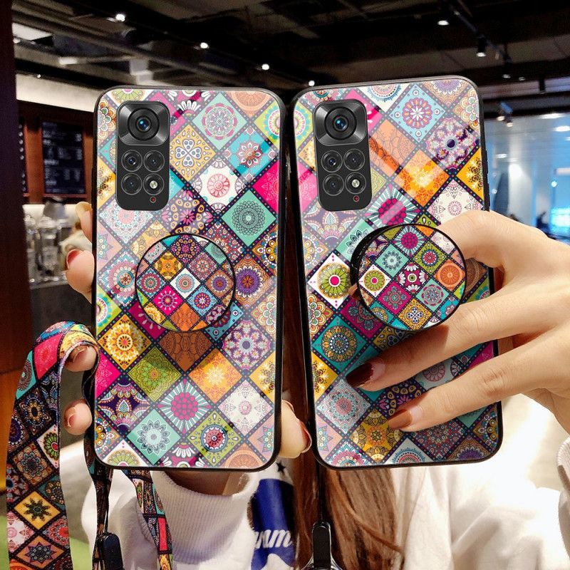 Kryt Na Xiaomi Redmi Note 11 / 11S Patchworkový Magnetický Držák