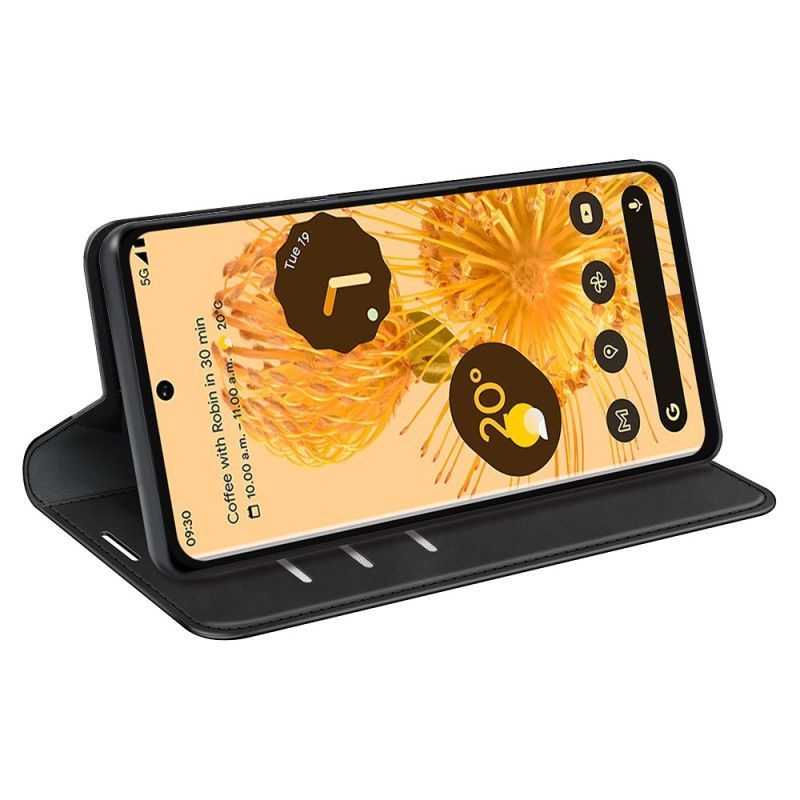 Kryty Na Mobil Na Google Pixel 7 Flipové Pouzdro Efekt Obyčejné Kůže