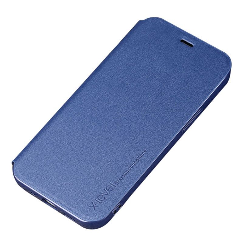 Kryty Na Mobil Na iPhone 14 Flipové Pouzdro Umělá Kůže X-level