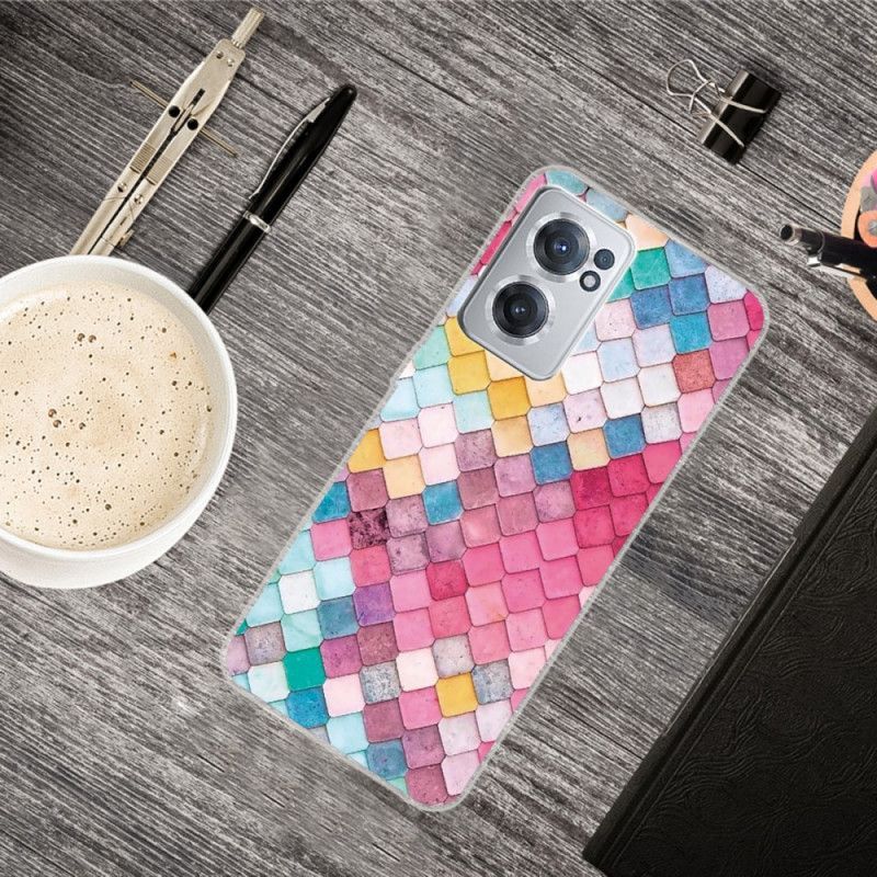 Kryty Na Mobil Na OnePlus Nord CE 2 5G Neonové Kostky